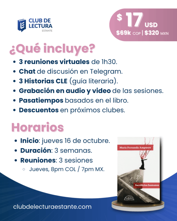 CLE octubre: Club de lectura virtual - Imagen 3